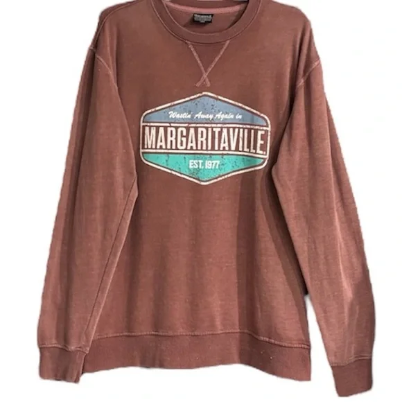 Vintage Sweatshirt Jimmy Buffet Wastin Away In Margaritaville Size Large - Picture 4 of 9